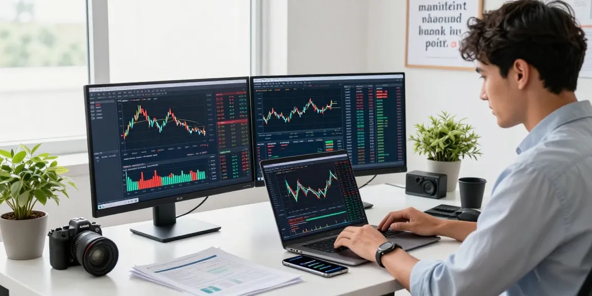 XPAY33 cryptocurrency trading scene with professional analyzing market trends.