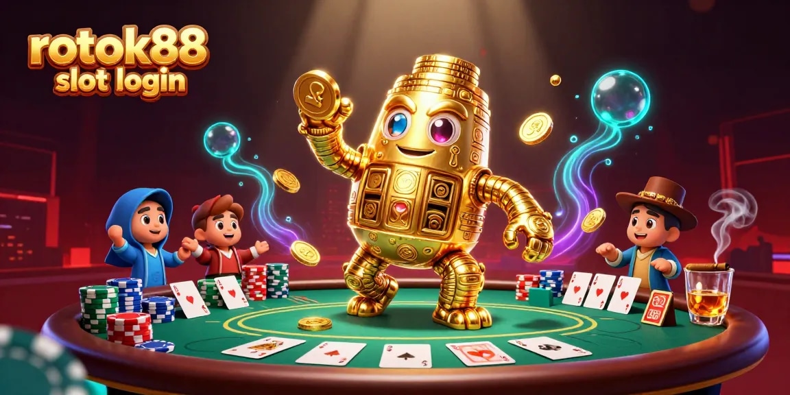 Play and win at rokok88 slot login with our vibrant casino game dynamic scene.