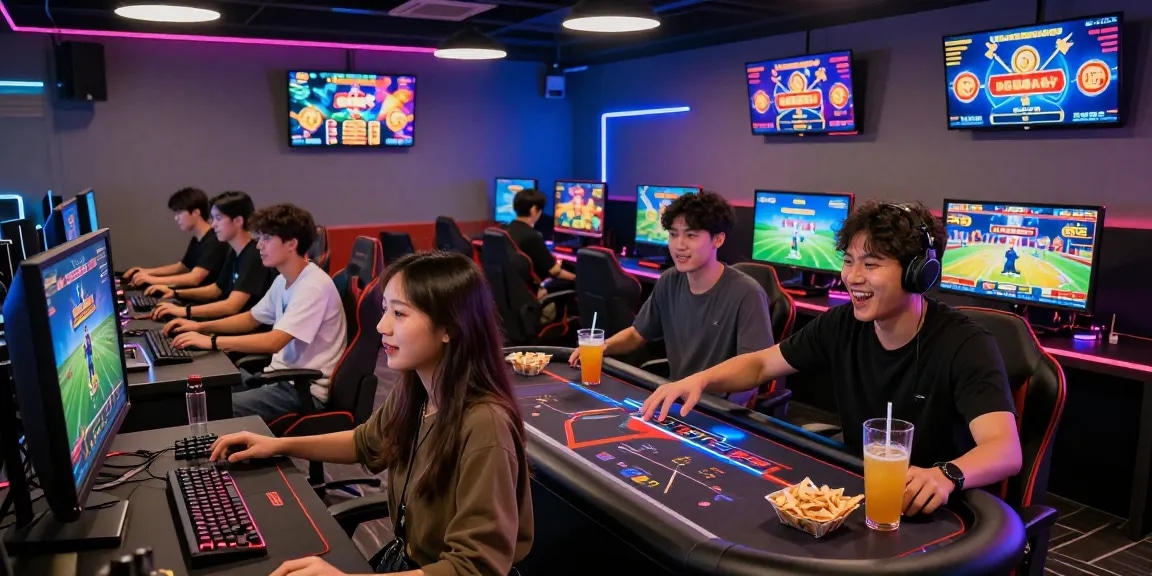 Exciting gaming experience at B52 club with players engaging in live dealer games and slots.