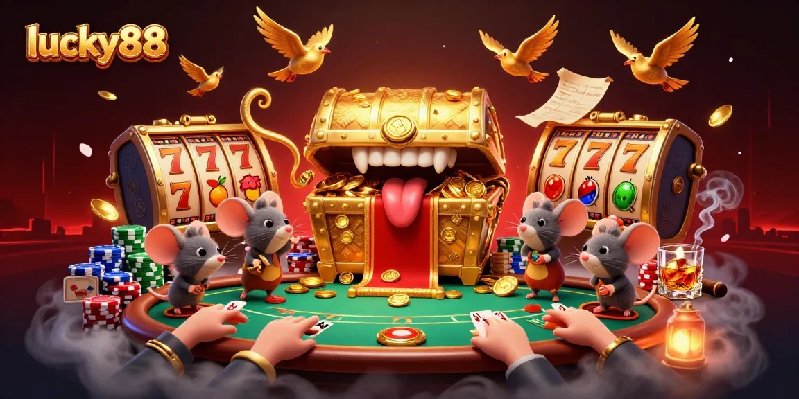 Engage with lucky88's thrilling slot games as golden treasures and lucky symbols abound.