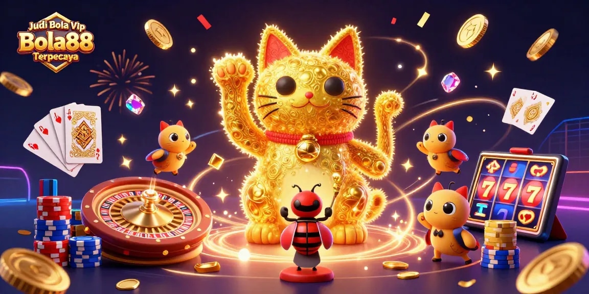 Spin to win with Judi Bola Vip Bola88 Terpercaya, reveling in a dynamic casino atmosphere.