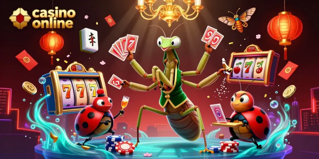 Disfruta de casino online en un vibrante escenario 3D lleno de acción y color.