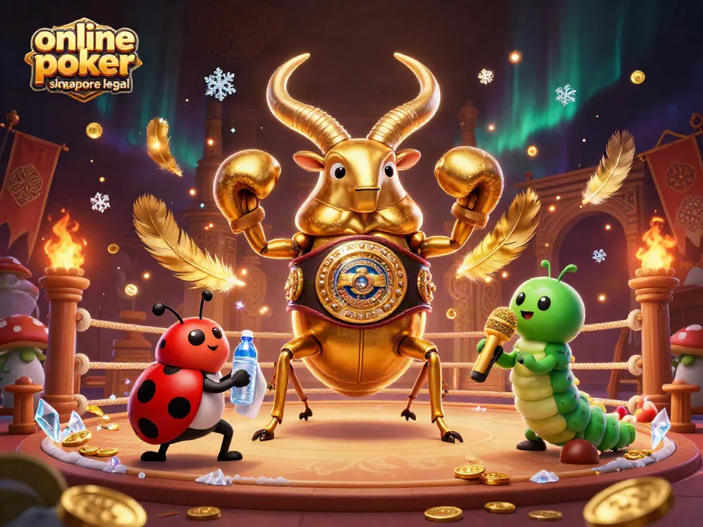 Engage in thrilling online poker Singapore legal action featuring dynamic casino characters.