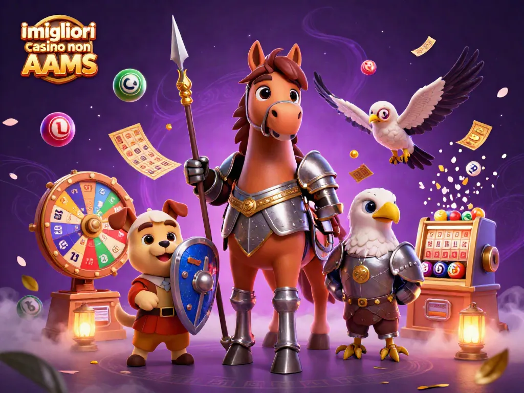 Gioca nei migliori casino non AAMS e scopri nuovi divertimenti con questo fantastica illustrazione.