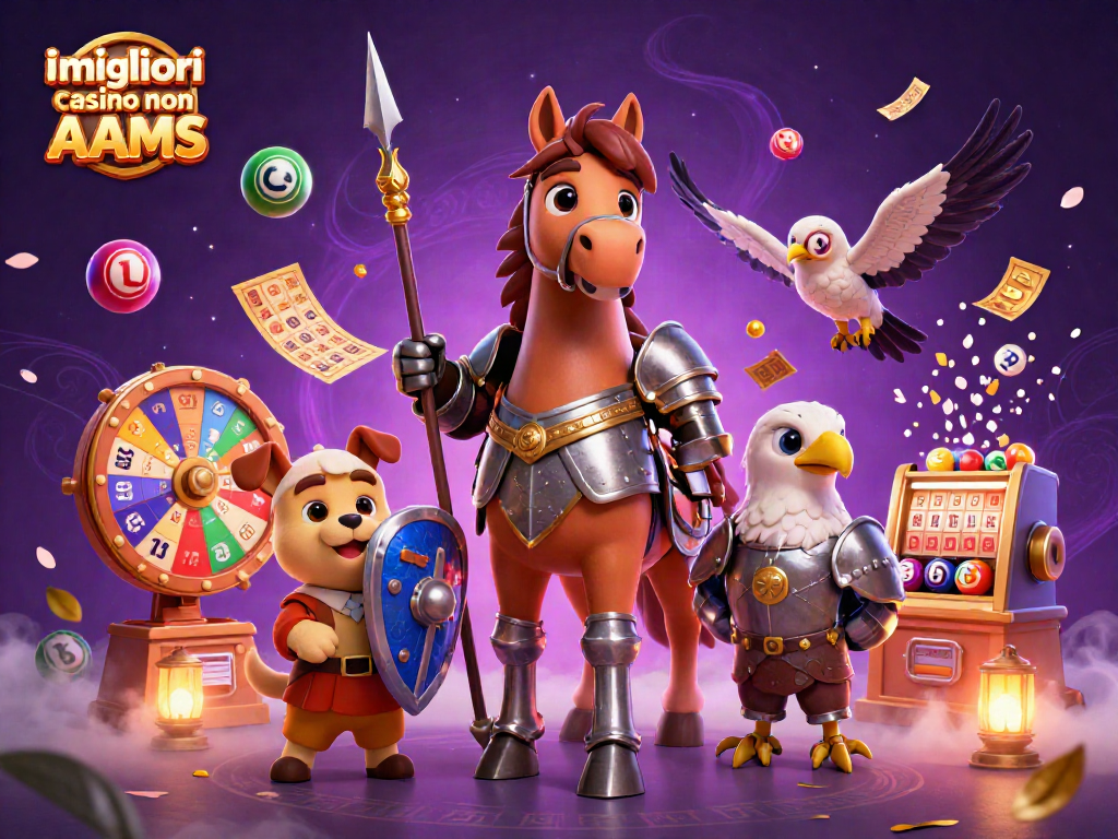 Gioca nei migliori casino non AAMS e scopri nuovi divertimenti con questo fantastica illustrazione.