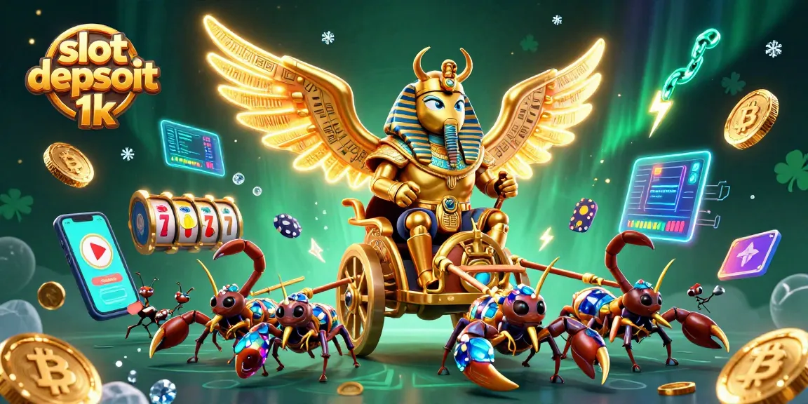 Experience the thrill of winning at slot depsoit 1k with vibrant graphics and dynamic casino elements.