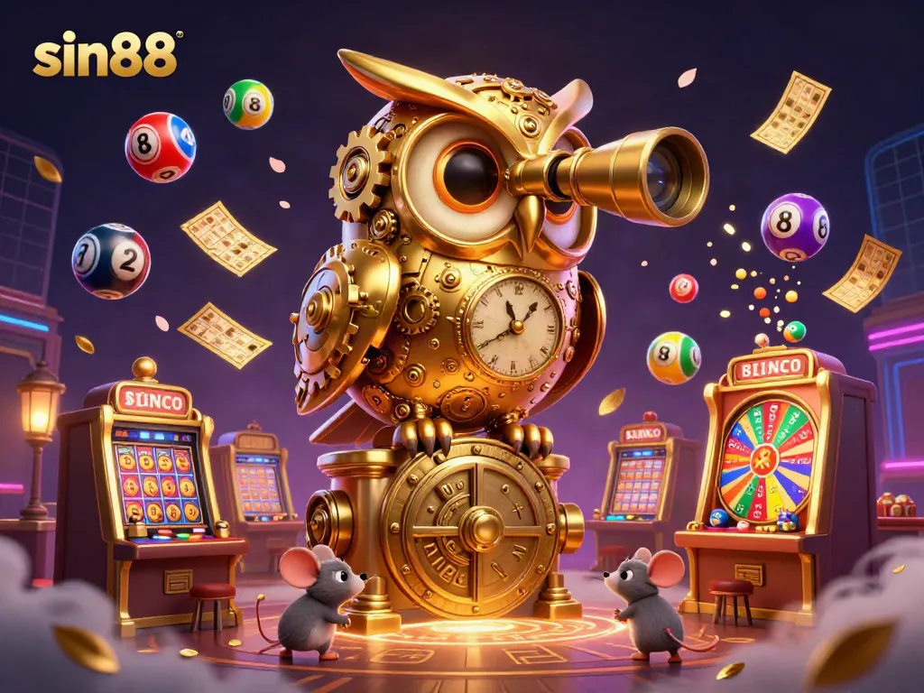 Experience thrilling gameplay at sin88 with slots, lottery, and vibrant casino environment.