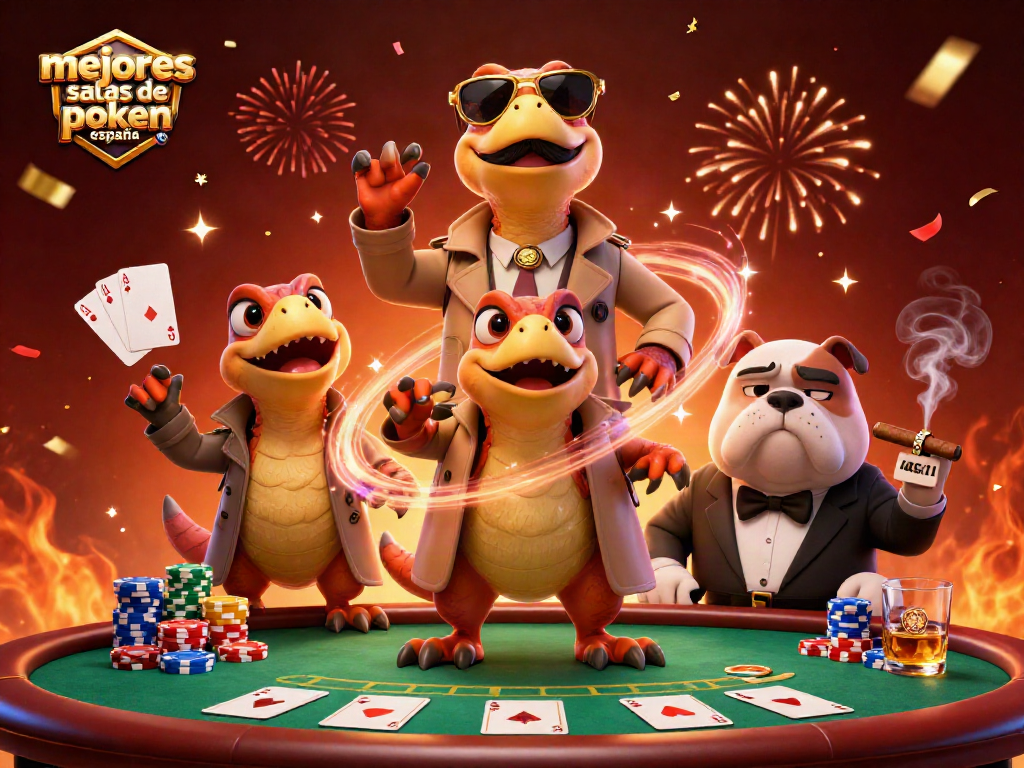 Descubre las mejores salas de poker online en España con una atmósfera vibrante y emocionante.