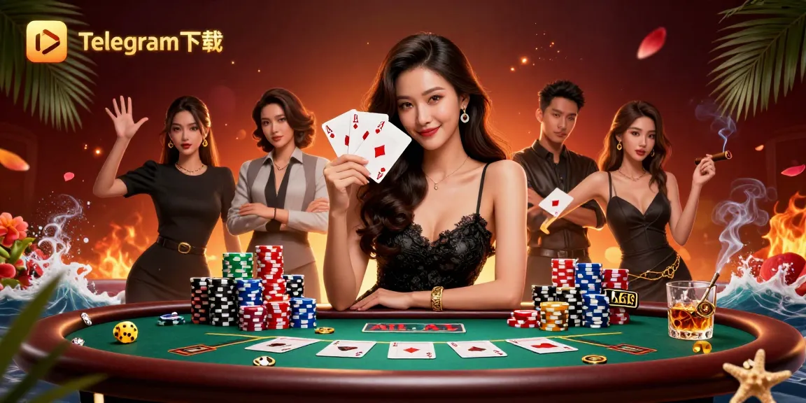 通过Telegram下载体验令人兴奋的老虎机和扑克游戏,呈现出令人惊叹的赌场场景。