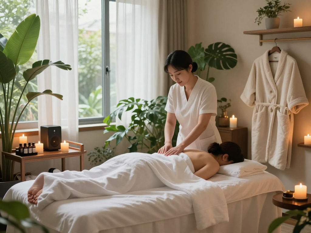 Experience deep relaxation with 강북출장마사지 in a tranquil wellness center.