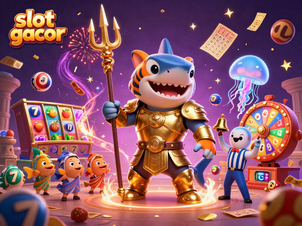 Experience the thrill of slot gacor with vibrant reels, lively characters, and dynamic casino elements.