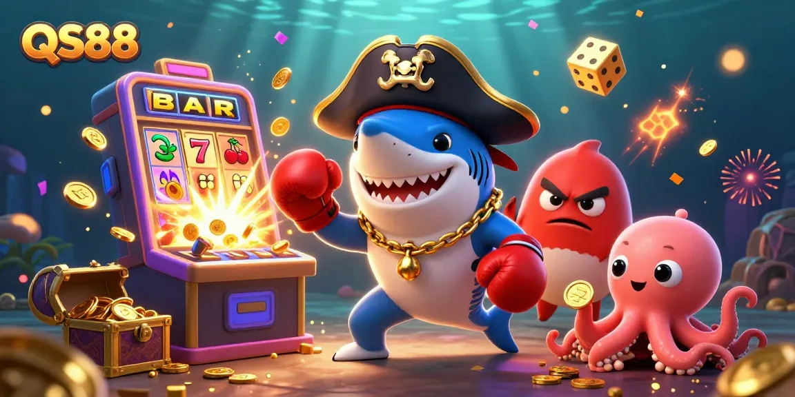 Experience thrilling wins at QS88 with vibrant games and dynamic characters in this exciting casino scene.