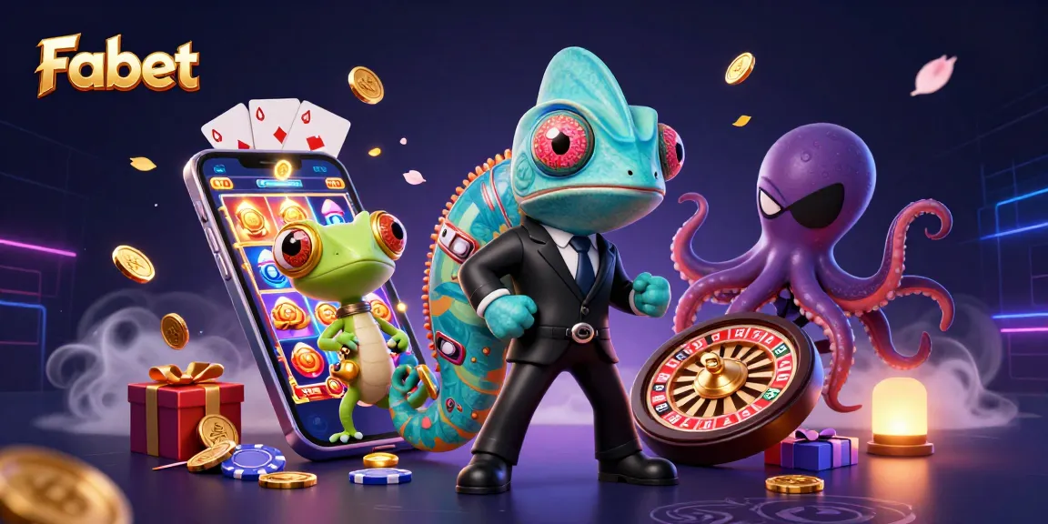 Engage in thrilling games with Fabet's vibrant casino scene featuring colorful gaming elements.