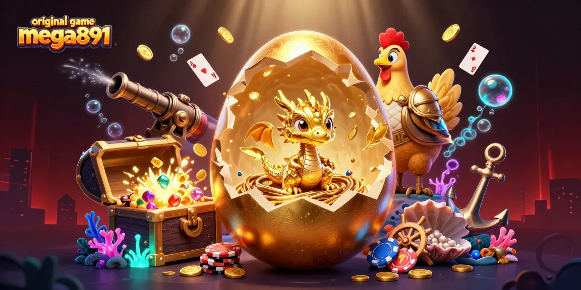 Experience the excitement of original game mega891 with vibrant 3D casino characters and dynamic elements.