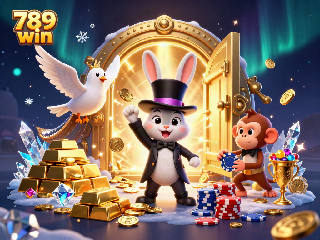 Experience thrilling chances with 789 win as a magician rabbit conjures golden rewards!