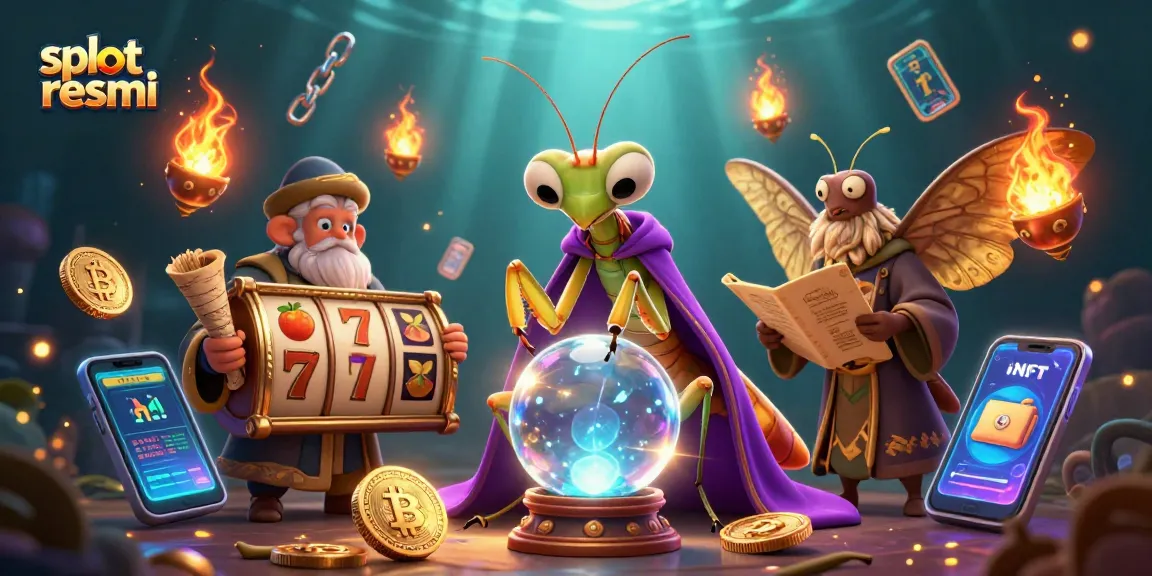 Engage with slot resmi excitement in a vibrant 3D casino scene filled with glowing slot machines and dynamic characters.
