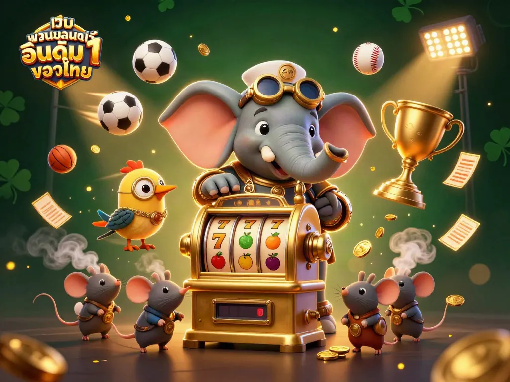 สัญลักษณ์นำโชคและคาแรกเตอร์การ์ตูนในเว็บพนันออนไลน์ อันดับ 1 ของไทย