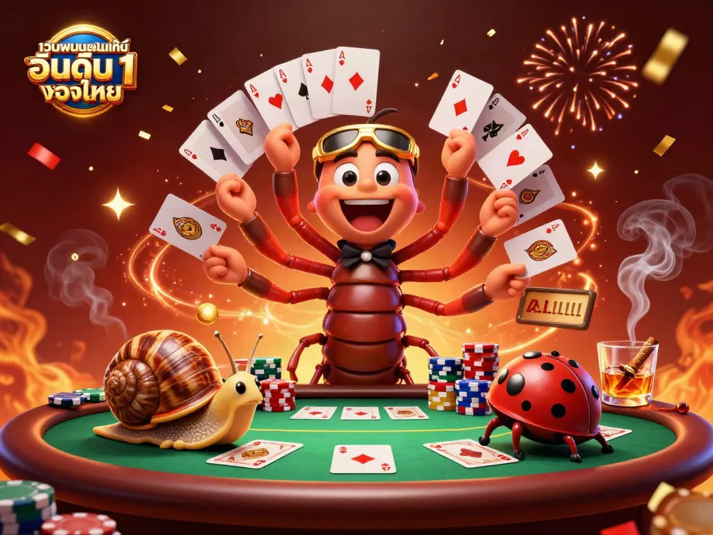 สนุกกับเกมที่เว็บพนันออนไลน์ อันดับ 1 ของไทย โดยมีดีลเลอร์และผู้เล่นมากมาย