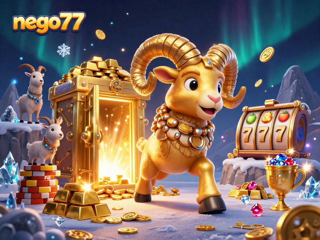 Experience exhilarating wins with nego77's vibrant casino featuring golden treasures and rich slot action.
