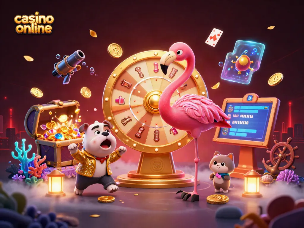 Gana con casino online; visualiza la emoción de los juegos de azar con criptomonedas y coloridos premios.