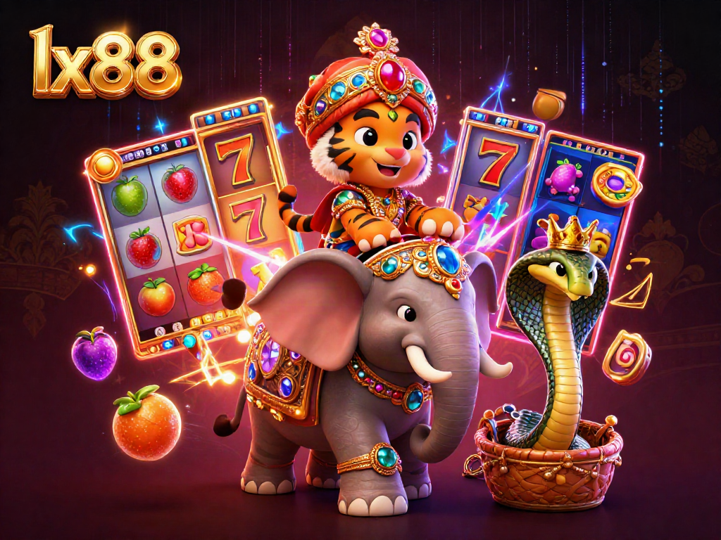 Experience vibrant lx88 slot gaming under the majestic maharaja, capturing excitement and luck.