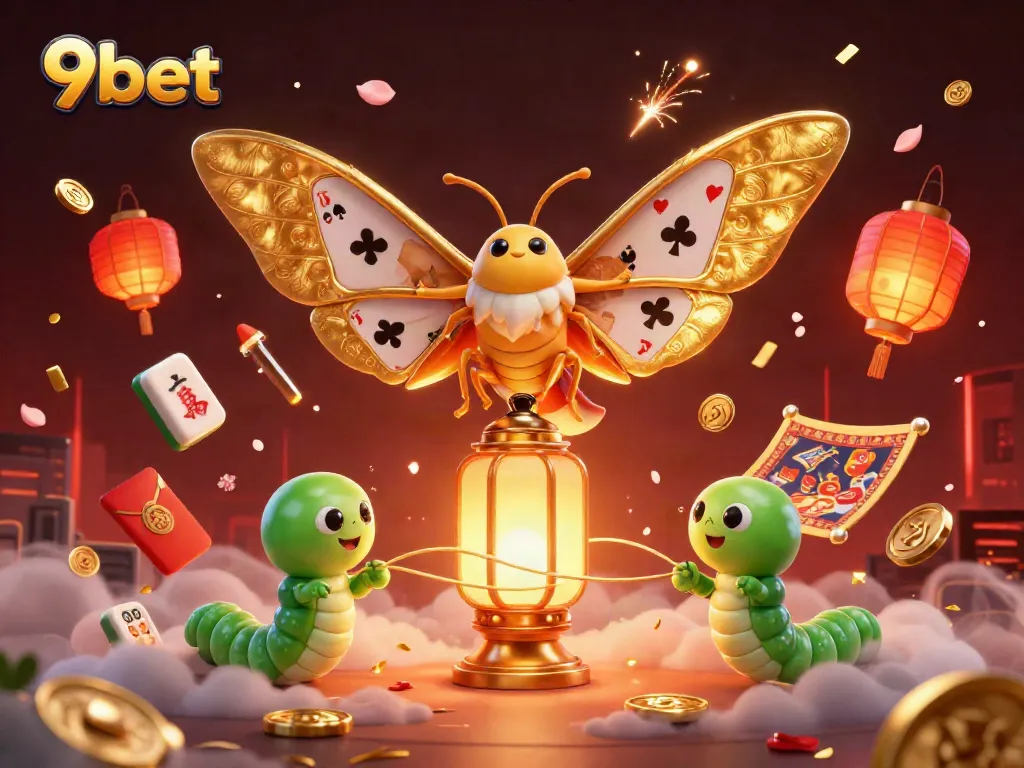 Engage with the vibrant world of 9bet through this ultra-detailed 3D illustration featuring casino-themed art with vibrant characters.