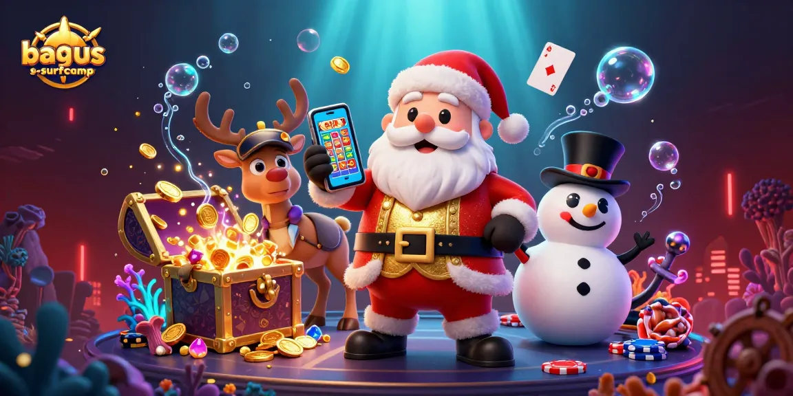 Engage with gaming excitement at bagus-surfcamp while experiencing vibrant slot machines and jackpots.