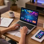 Join the online gaming revolution at the arabemtechconference; engage in strategic poker gameplay with immersive graphics and strategic notes.