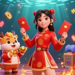 Bet on ty le keo with a vibrant Lunar New Year scene featuring dynamic gaming elements.