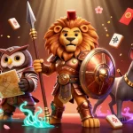Experience thrilling gameplay with CM88 and its vibrant casino elements in this dynamic 3D illustration.