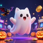 Experience the thrilling gameplay of tài xỉu sunwin in a vibrant haunted casino scene.