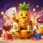 Engage with sin88 and spin the reels in a vibrant casino illustration filled with adventure.
