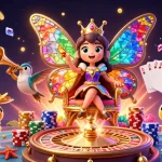 Engage in thrilling gameplay at vmax with vibrant casino elements and dazzling characters!