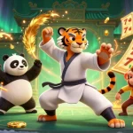 Play exciting games at lode88 with vibrant characters, gold coins, and thrilling slot elements.